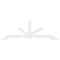 Ekena Millwork Vanguard Architectural Grade PVC Gable Bracket, 84"W x 28"H x 4"D x 4"F, 8/12 Pitch GBP084X28X0404VAN00 - alternate 2